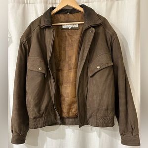 Men’s Collezione SM Leather Bomber